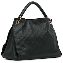Louis Vuitton-Black Louis Vuitton Monogram Empreinte Artsy MM Hobo Bag-Black