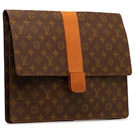 Louis Vuitton-Bolso de negocios con sobre para documentos Lena Porte con monograma de Louis Vuitton marrón-Castaño