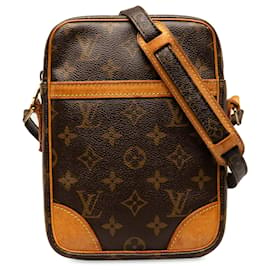 Louis Vuitton-Bolso bandolera Danube con monograma de Louis Vuitton marrón-Castaño