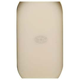Chanel-Colar com pingente de caixa de cartão de resina embelezada com cristal Chanel branco-Branco