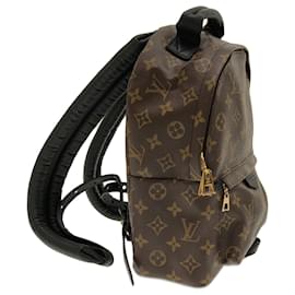 Louis Vuitton-Mochila marrón Louis Vuitton con monograma Palm Springs PM-Castaño