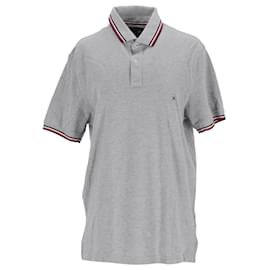 Tommy Hilfiger-Polo da uomo a maniche corte vestibilità slim-Grigio