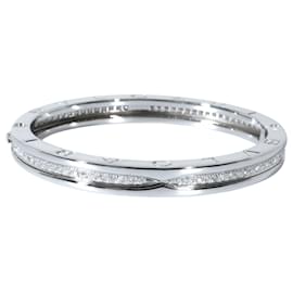 Bulgari-Bvlgari B.Zero 1 bracelet in 18K white gold 1.23 ctw-Silvery,Metallic