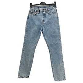 Autre Marque Jeans Wardrobe NYC T.US 27 de algodón Azul