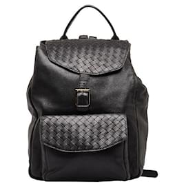 Autre Marque-Intrecciato Leather Bacpack-Other