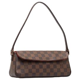 Louis Vuitton-Louis Vuitton Damier Ebene Recoleta Canvas Shoulder Bag N51299 en bon état-Autre