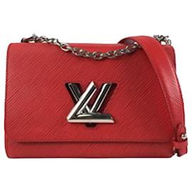 Louis Vuitton-Louis Vuitton Rojo Epi Twist MM-Roja