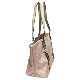 Gucci-Gucci Pink GG Canvas Jolicoeur Tote-Pink,Other