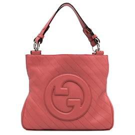 Gucci-Gucci Pink Small Blondie Satchel-Pink