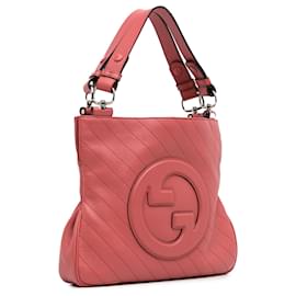 Gucci-Bolso satchel Blondie pequeño rosa de Gucci-Rosa