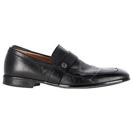 Mocassini Gucci Interlocking G in pelle nera Nero