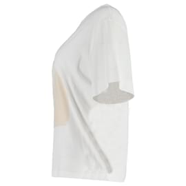 Chloé-Camiseta Chloe Logo de algodón blanco-Blanco