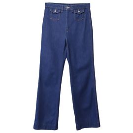 Re/Done RI/done Jeans denim a gamba dritta in cotone blu Blu