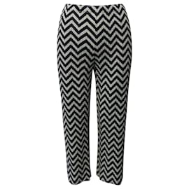 Pleats Please-Pleats Please Zigzag Print Pants in Multicolor Polyester-Other,Python print