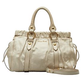 Miu Miu Vitello Lux Sac à main RT0383 Autre