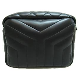 Yves Saint Laurent-Leather Lulu Chain Shoulder Bag 574102-Other