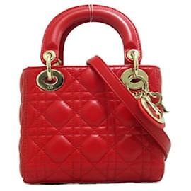 Autre Marque-Mini Cannage Leder Lady Dior-Andere