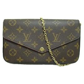 Louis Vuitton-Louis Vuitton Monogram Pochette Felicie Canvas Shoulder Bag M81896 in Good condition-Other