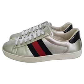 Gucci-Sneakers-Argento