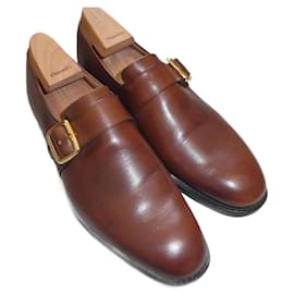 Church's-Church's Westbury buckle loafers 7.5G 42 shoe trees dustbags-Light brown