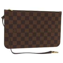 LOUIS VUITTON Damier Ebene Neverfull MM Estuche Accesorio Estuche LV Auth 61988 Otro