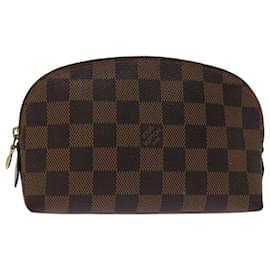 Louis Vuitton-LOUIS VUITTON Damier Ebene Pochette Pochette PM cosmetica N47516 LV Aut 67873-Altro