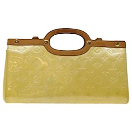 Louis Vuitton-LOUIS VUITTON Monogramm Vernis Roxbury Drive Handtasche Perle M91374 LV Auth-Folge3547-Andere