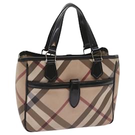 Burberry-BURBERRY Nova Check Borsa a mano PVC Beige Aut 68142-Beige