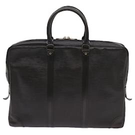 Louis Vuitton-LOUIS VUITTON Epi Porte Portadocumenti Voyage Business Bag Nero M54472 auth 68455-Nero