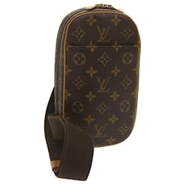 Louis Vuitton-LOUIS VUITTON Monogram Pochette Gange Shoulder Bag M51870 LV Auth 60216-Monogram