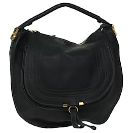 Chloé-Chloe Mercy Shoulder Bag Leather Black Auth yk11019-Black