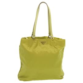 Prada-PRADA Tote Bag Nylon Green Auth 67977-Green