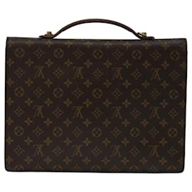 Louis Vuitton-LOUIS VUITTON Monogram Porte Documents Bandouliere Bag M53338 LV Auth 67905-Monograma