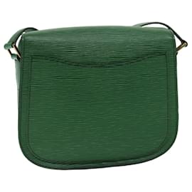 Louis Vuitton-LOUIS VUITTON Epi Saint Cloud GM Shoulder Bag Green M52194 LV Auth 68316-Green