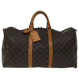 Louis Vuitton-Monograma de Louis Vuitton Keepall 50 Bolsa Boston M41426 LV Auth 51387-Monograma