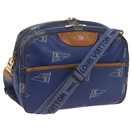Louis Vuitton-LOUIS VUITTON LOUIS VUITTON Cup Sac Cowes Shoulder Bag Blue M80008 auth 68096-Blue