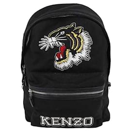 Kenzo-Cotton backpack-Black