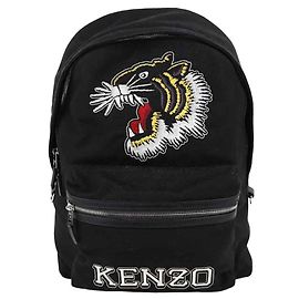 Kenzo Mochila de algodón Negro