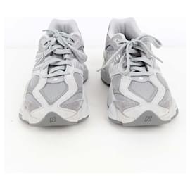 New Balance-Leather sneakers-Grey