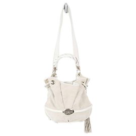 Lancel Alça de ombro de couro Brigitte Bardot Bege