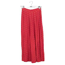 Céline-Red Skirt-Red
