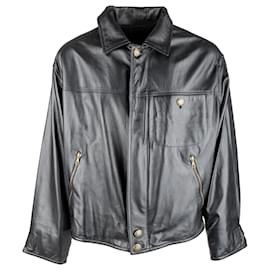 Autre Marque-Collection Privée Leather Jacket-Black