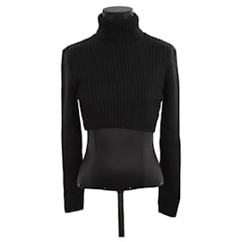 Jean Paul Gaultier-Wool sweater-Black