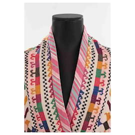 Chloé-vestido de algodón-Multicolor