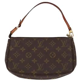 Louis Vuitton-Leather shoulder bag-Brown