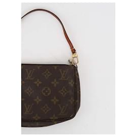 Louis Vuitton-Leather shoulder bag-Brown