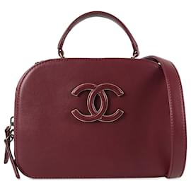 Chanel-Bolsa vermelha Chanel Coco Curve Vanity Case-Vermelho