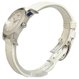 Hermès-Reloj Hermes plateado de cuarzo y acero inoxidable Heure H Ronde-Plata