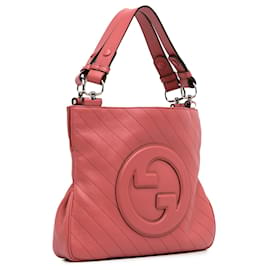 Gucci-Pink Gucci Small Blondie Satchel-Pink
