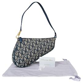 Dior-Christian Dior saddle bag-Blue